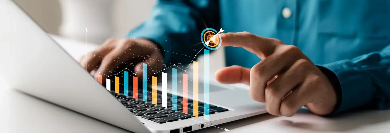 Grow Your Business article banner with bar chart