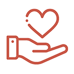 In the Community heart icon
