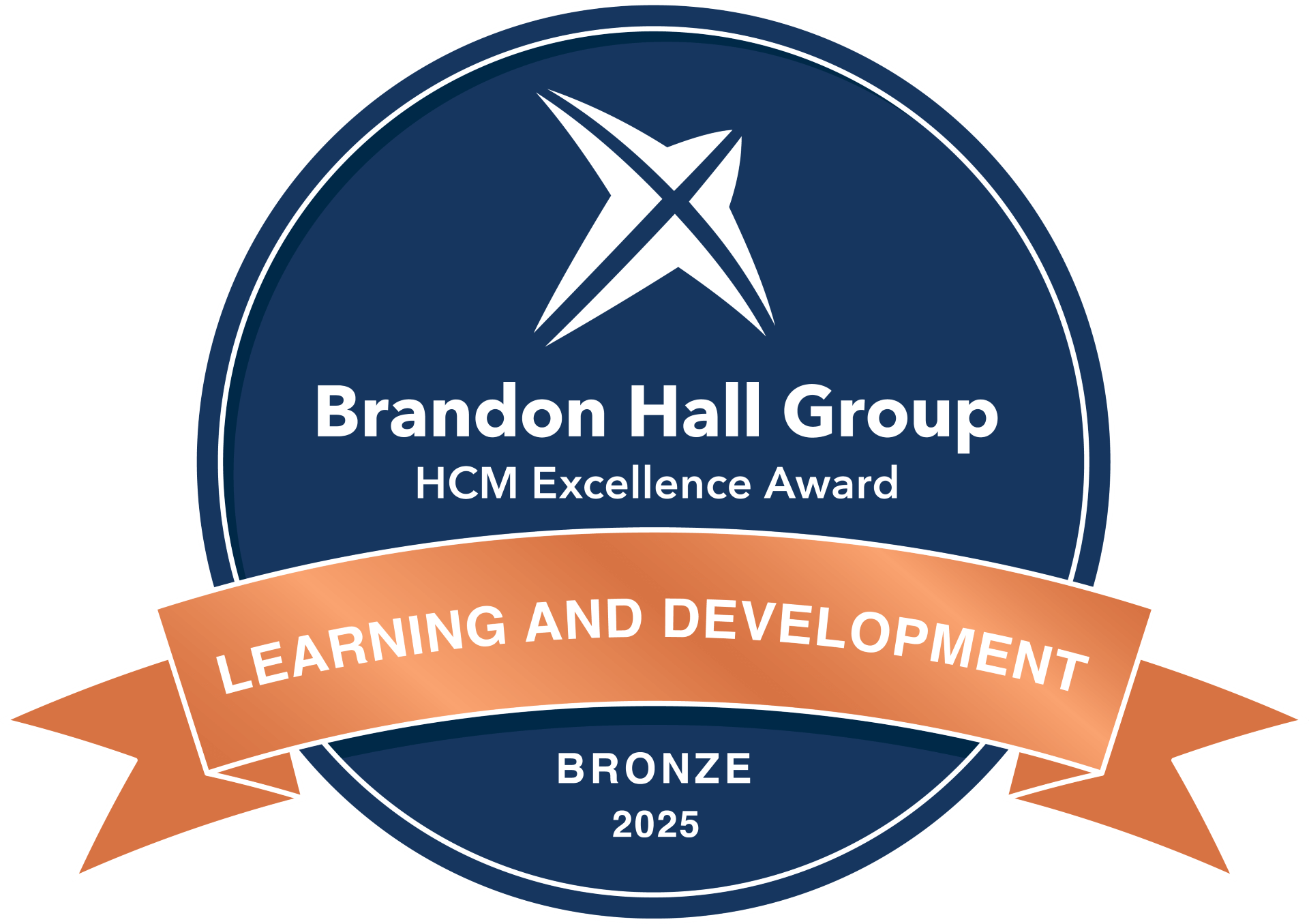 Brandon Hall Group Learning and Development 2025 Bronze